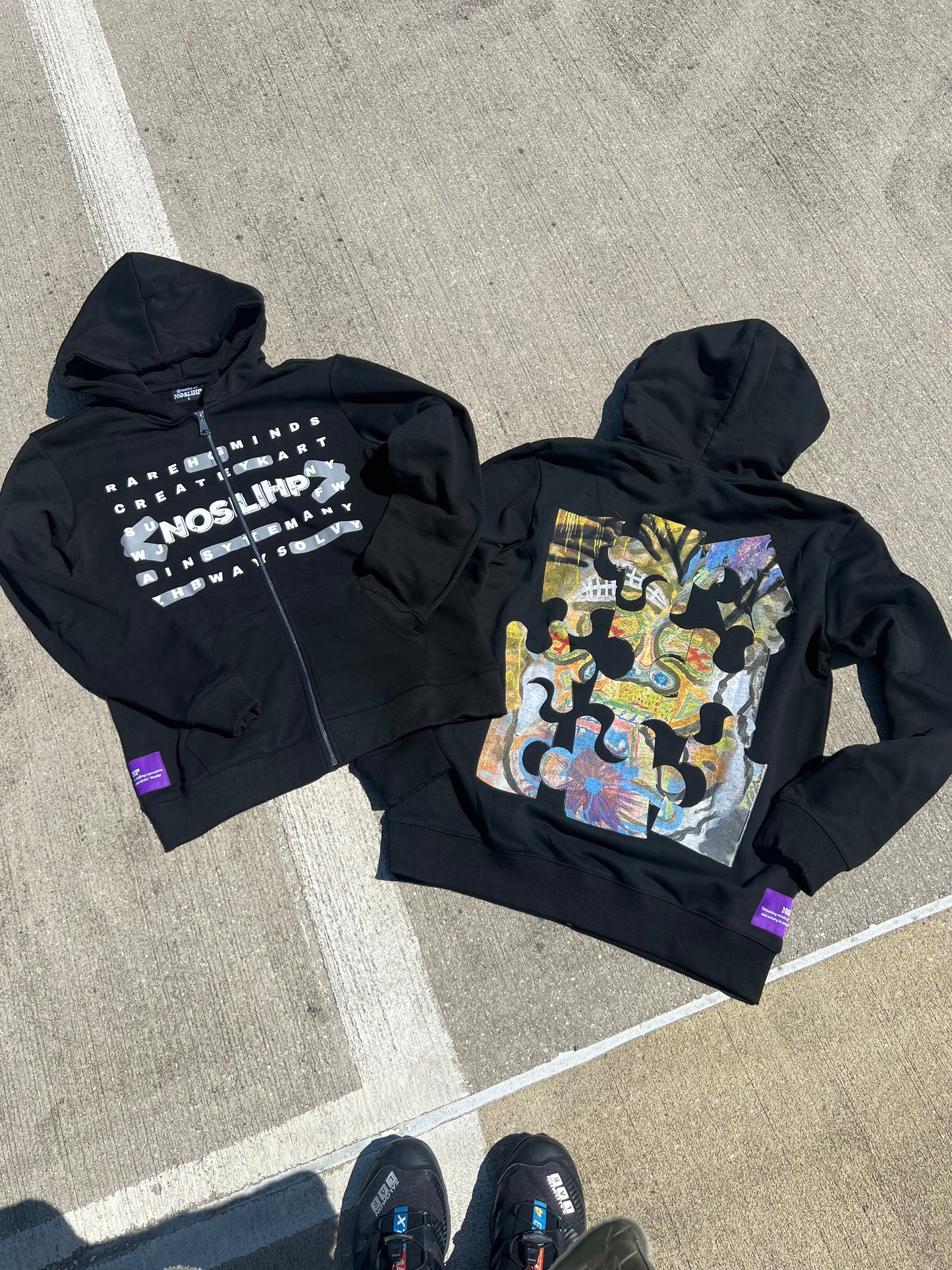 Noslihp "PUZZLD" Zip Hoodie